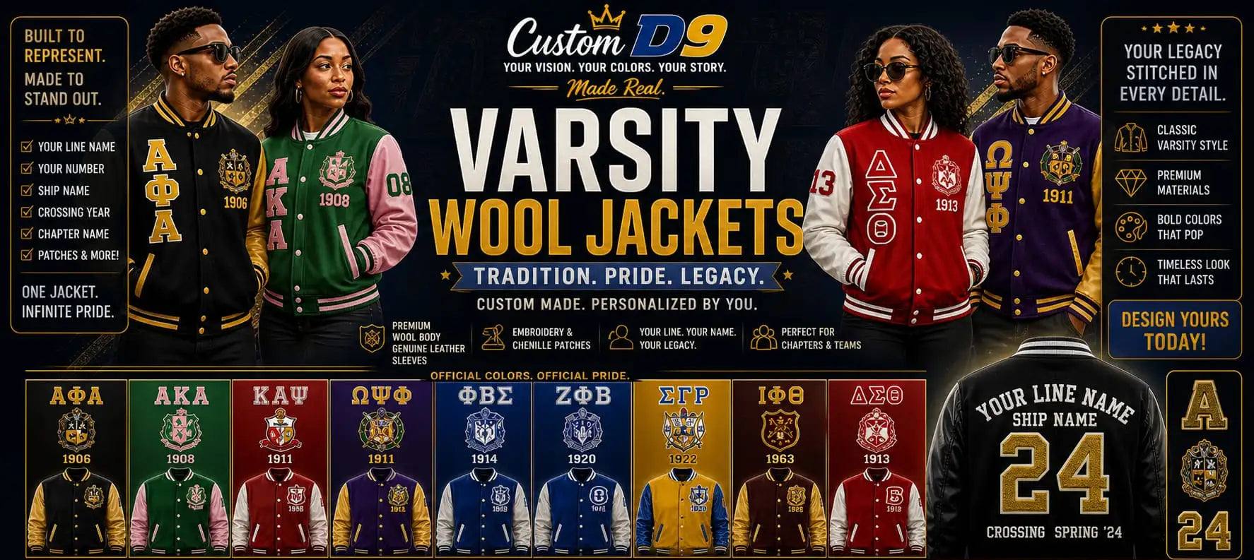 Varsity Wool Jackets