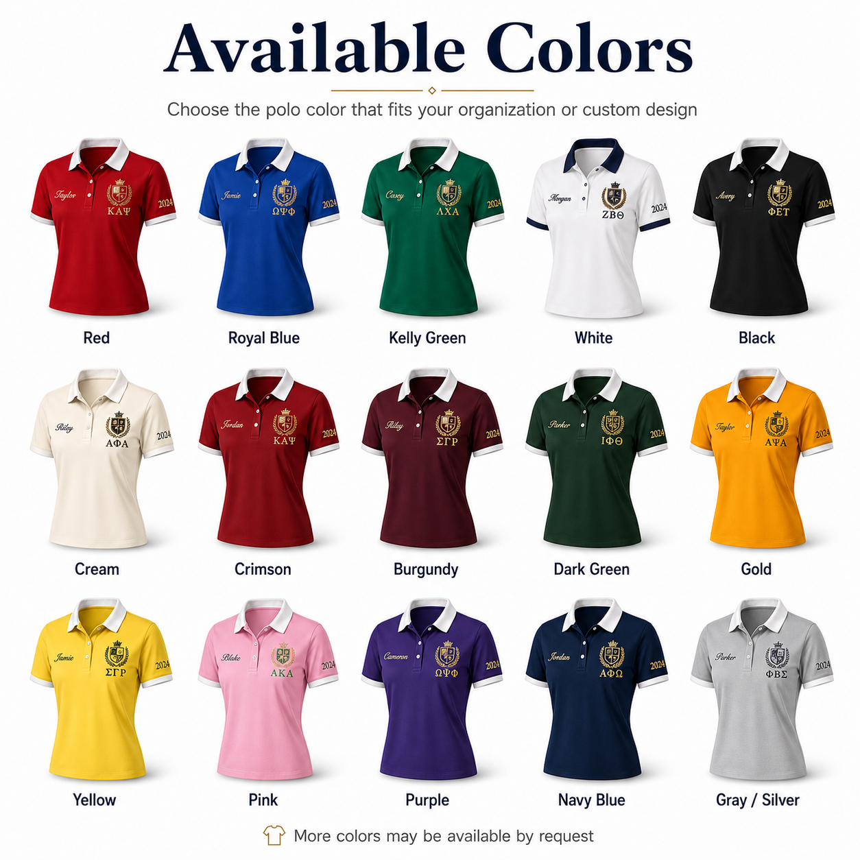 Custom Embroidered Polo Shirt – Design Your Own Personalized Polo