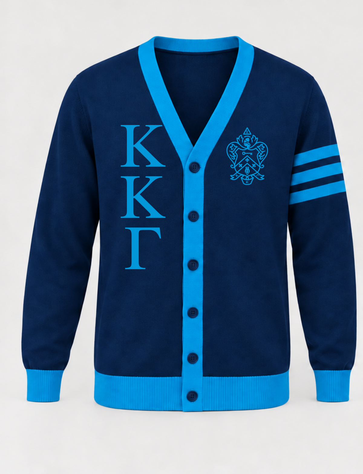 Approved Kappa Kappa Gamma Kappa Blue cardigan