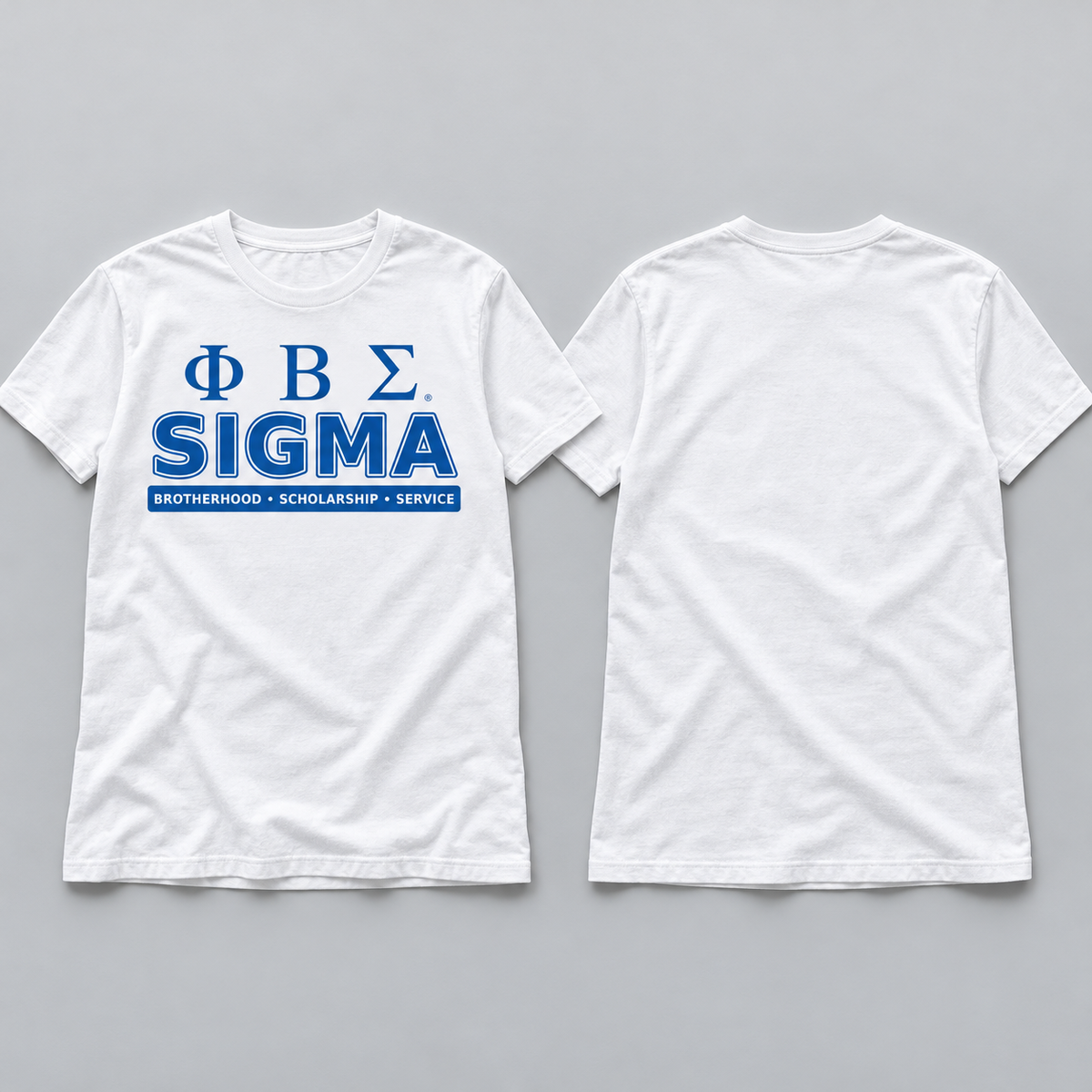 Approved Phi Beta Sigma white Sigma Principles T-shirt