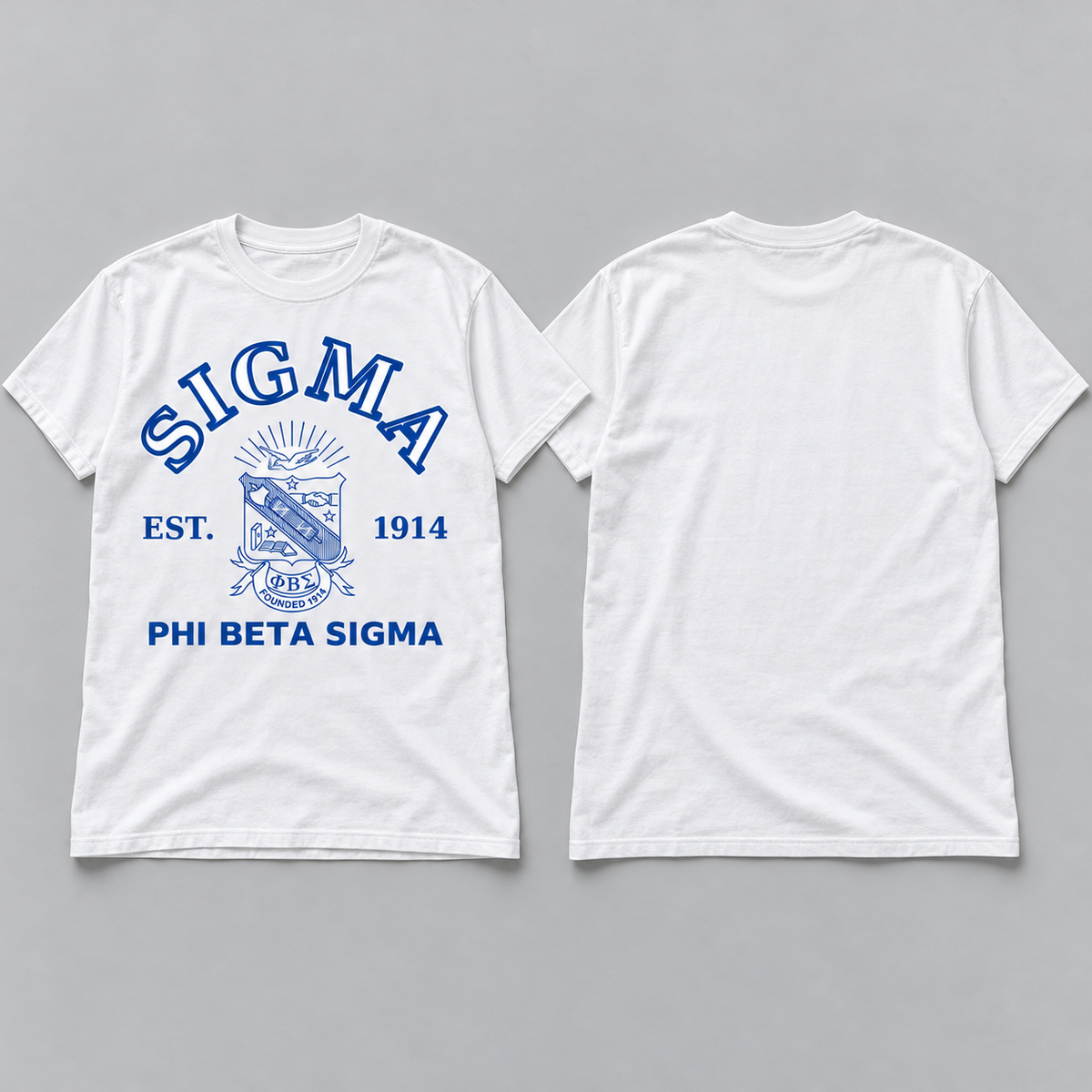 Approved Phi Beta Sigma white Sigma Heritage T-shirt