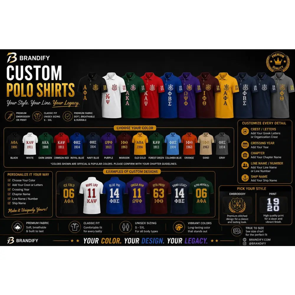 Custom Custom  | Custom D9 personalized Greek apparel design