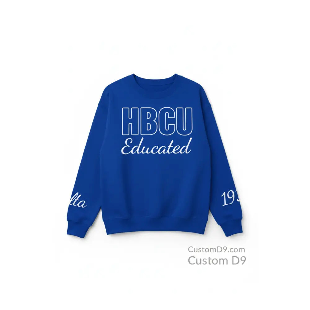 Custom HBCU Zeta Chenille Sweatshirt | Custom D9