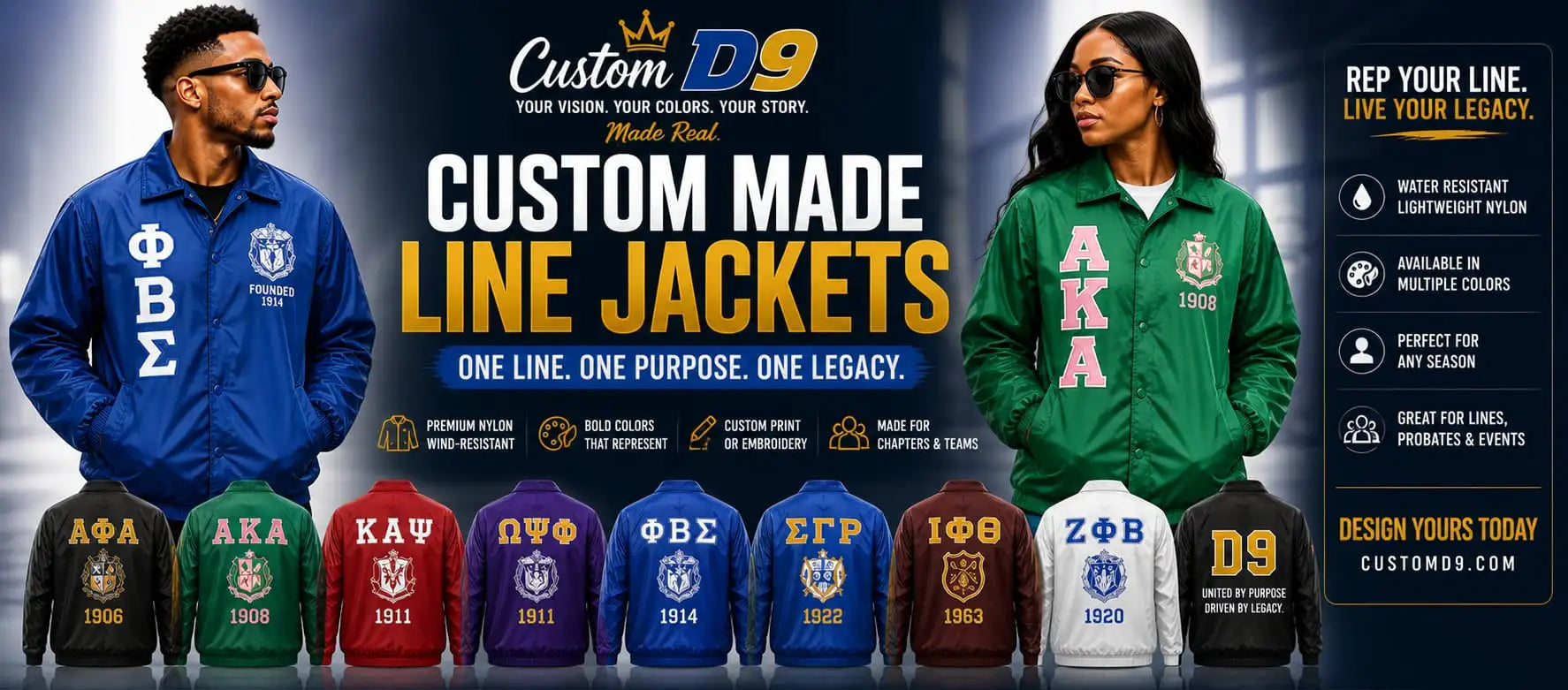 Custom Made Line Jackets