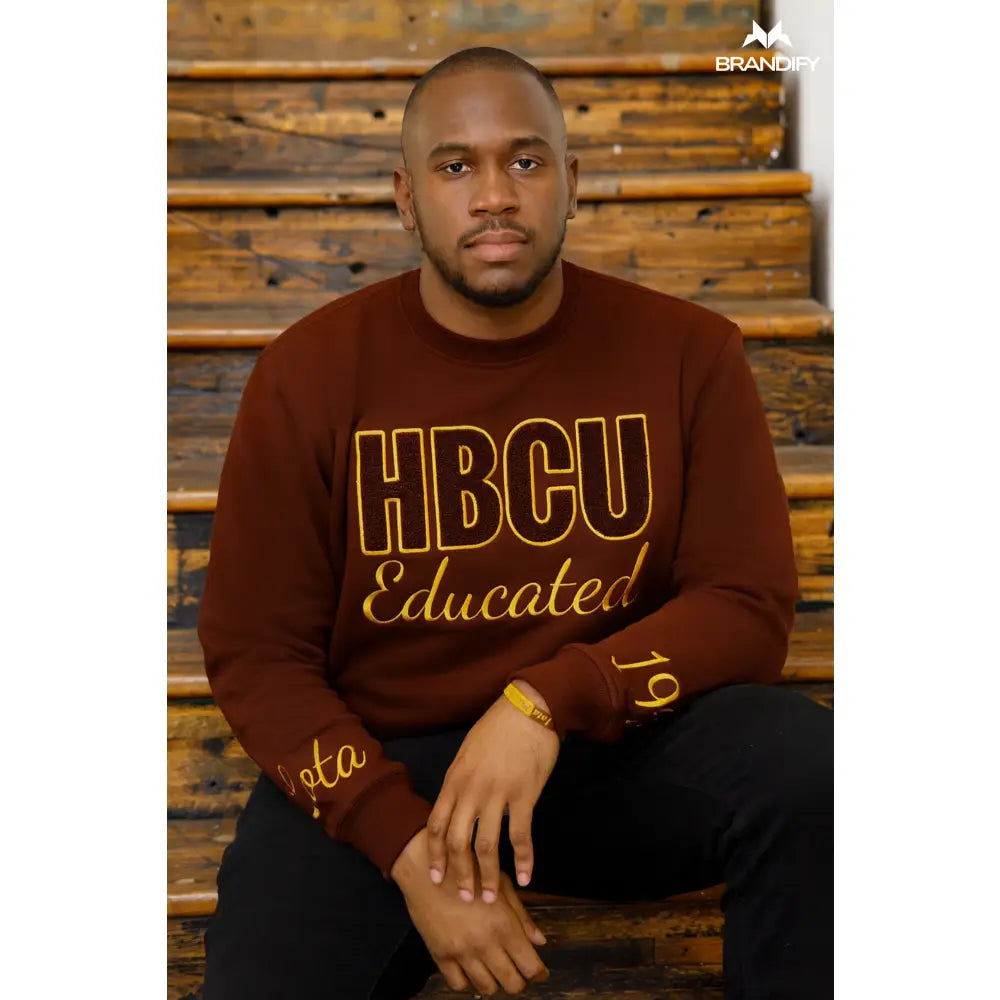 Custom Custom HBCU Iota Chenille Sweatshirt | Custom D9 personalized Greek apparel design