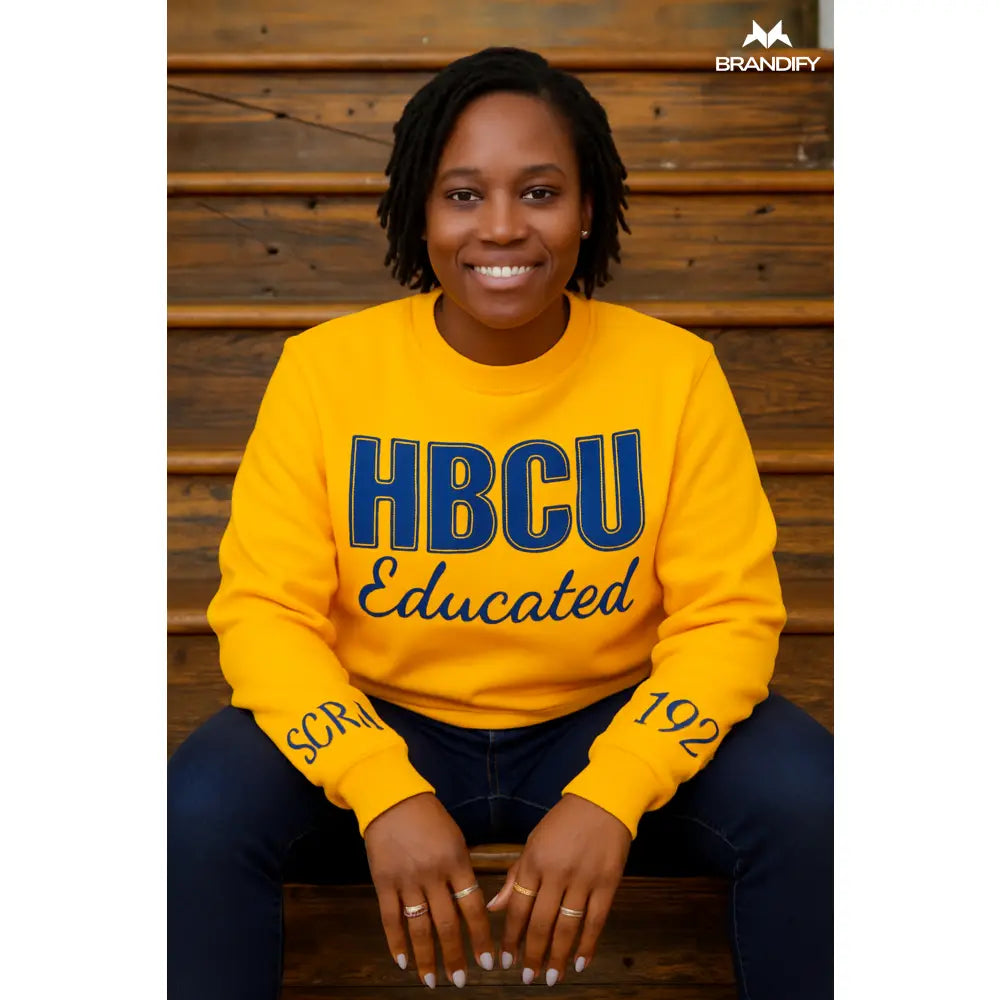 Custom Custom HBCU SGRho Chenille Sweatshirt | Custom D9 personalized Greek apparel design