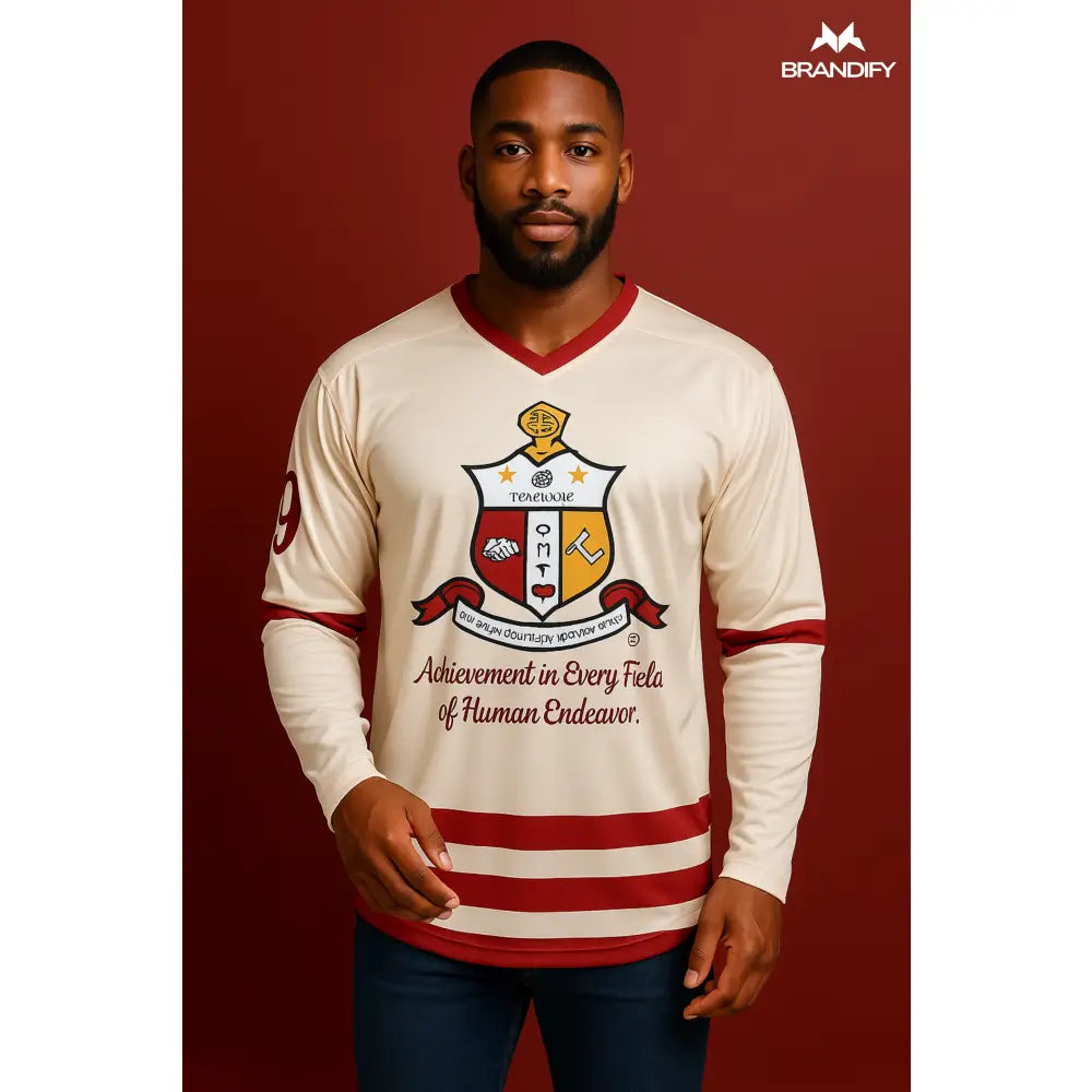 Custom Custom Kappa Hockey Jersey | Custom D9 personalized Greek apparel design