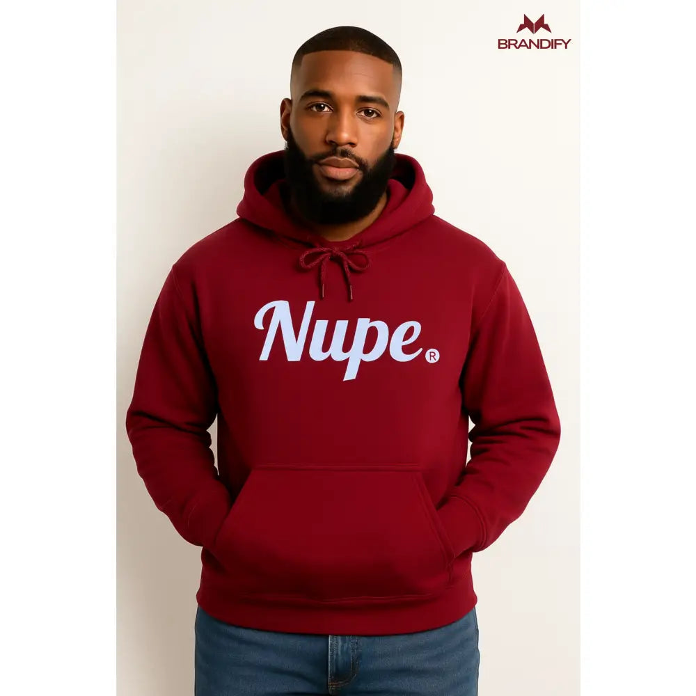 Custom Custom Nupe Script Printed Hoodie | Custom D9 personalized Greek apparel design