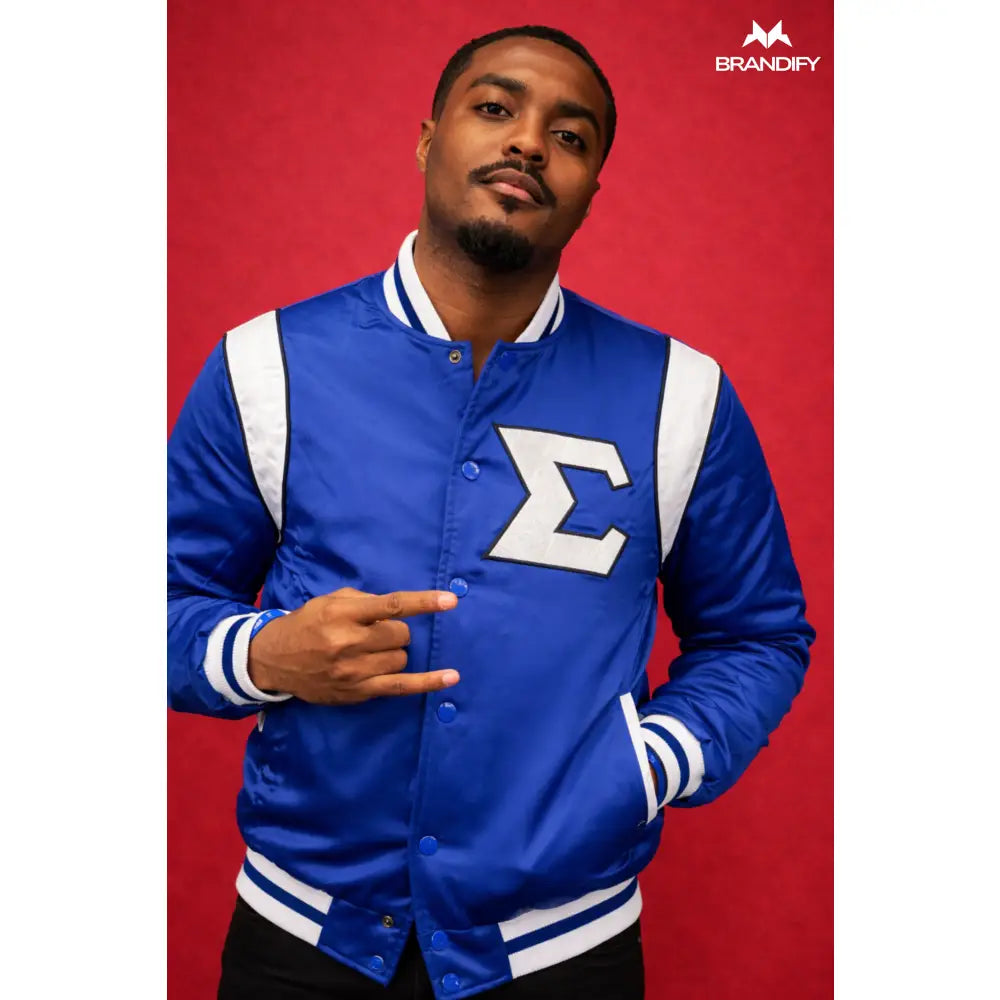 Custom Custom Phi Beta Sigma Bomber Jacket | Custom D9 personalized Greek apparel design