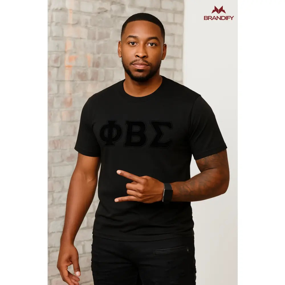 Custom Custom Solid ΦΒΣ Chenille Sweatshirt | Custom D9 personalized Greek apparel design